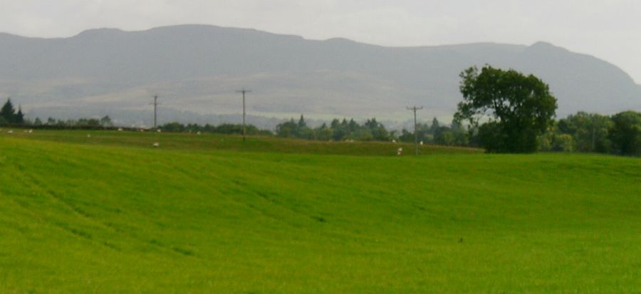 The Campsie Fells from the outskirts of Buchanan Smithy