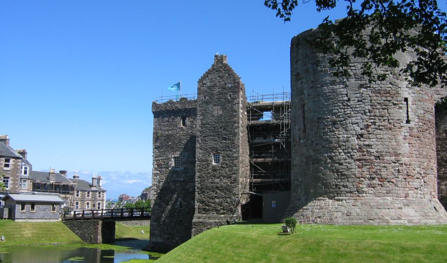 Rothesay Castle on the Isle of Bute in the Firth of Clyde