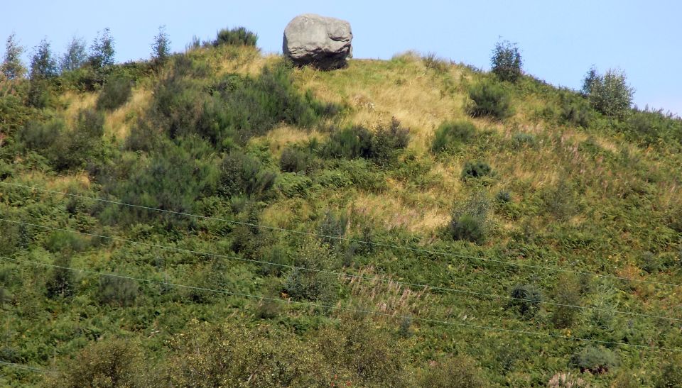 Samson's Putting Stone on Bochastle Hill