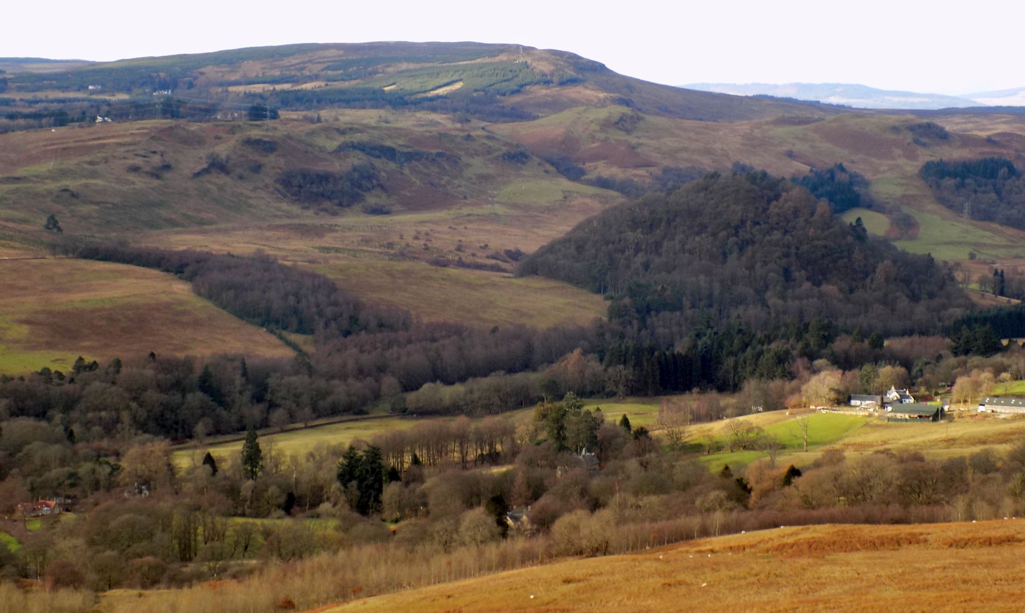 Kilpatrick Hills beyond the route of the West Highland Way