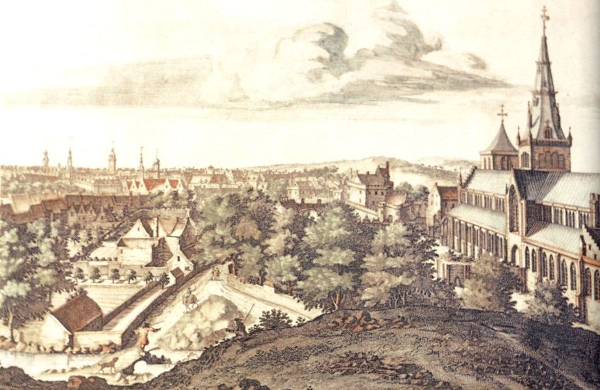 The Cathedral in Glasgow in the 1700s