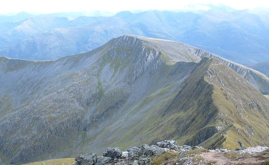 Ring of Steall in the Mamores above Glen Nevis