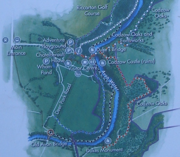 Map of Chatelherault Country Park