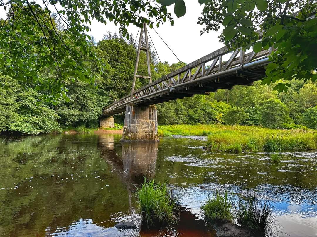 Green Bridge over the River Avon in Chatelherault Country Park