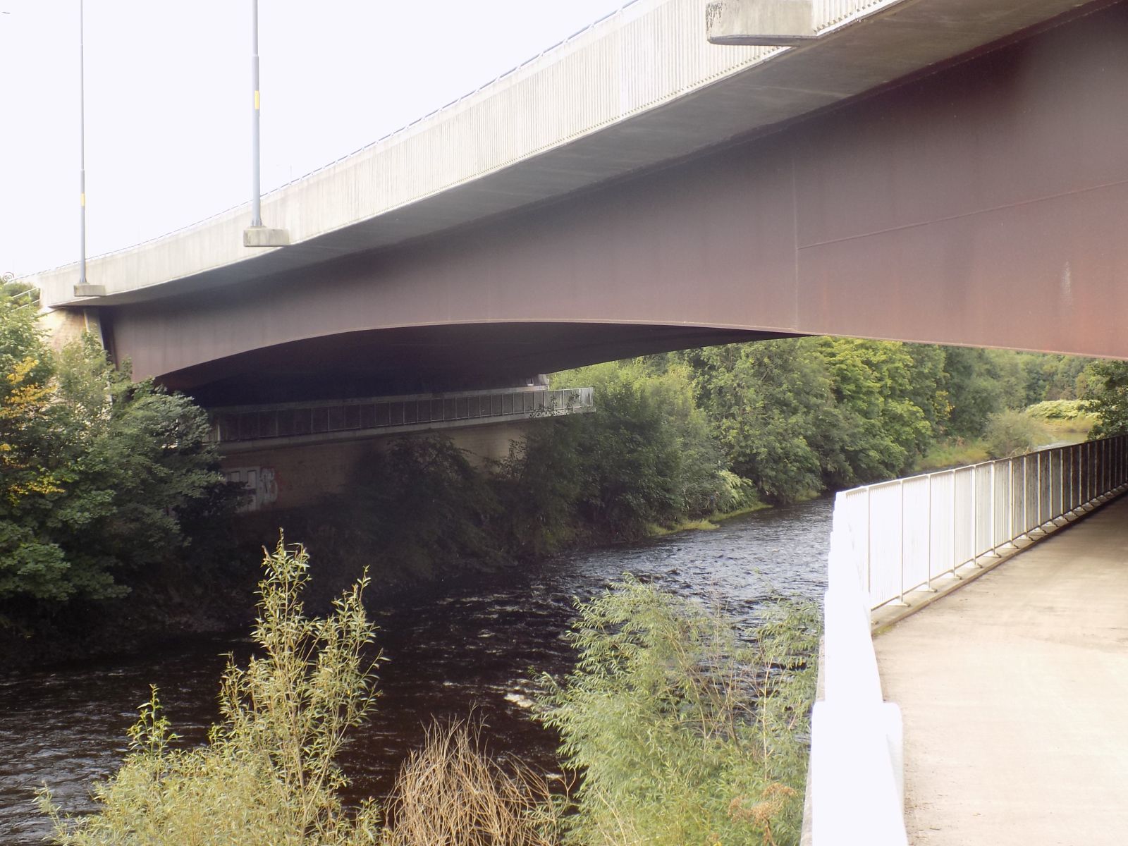 M74 Road bridge over the River Clyde