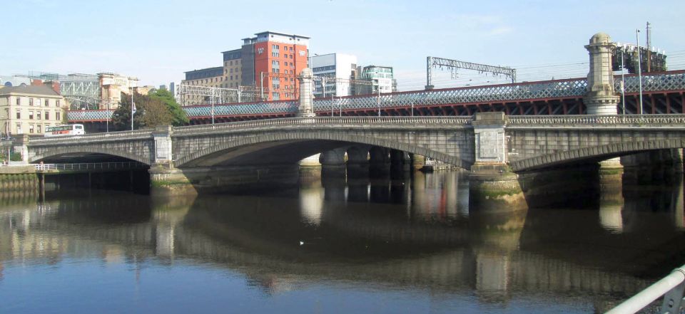 George V Bridge over the River Clyde in Glasgow, Scotland