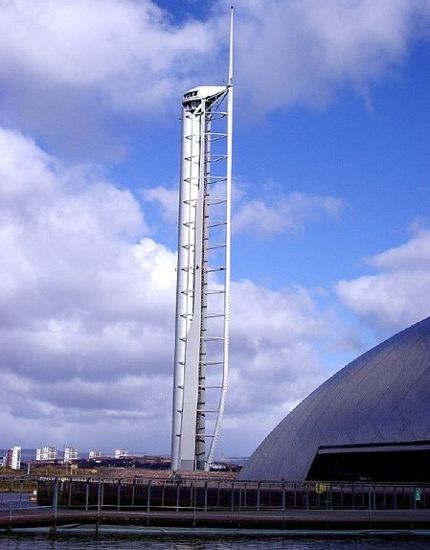 Science Tower on River Clyde