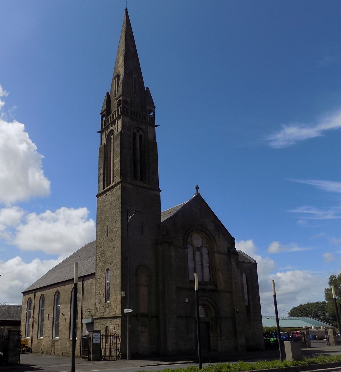 Hamilton Memorial Church in Glasgow Road in Clydebank