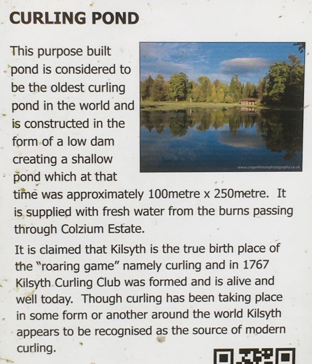 Curling Pond in Colzium Lennox Estate