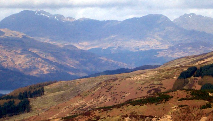 The West Highland Way - Conic Hill above Loch Lomond