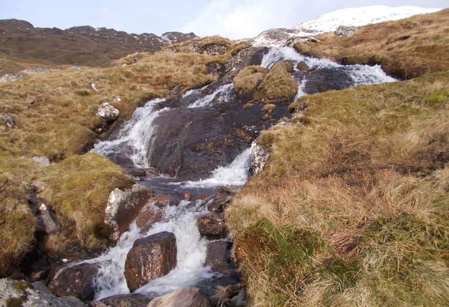 Waterfall on descent to River Falloch
