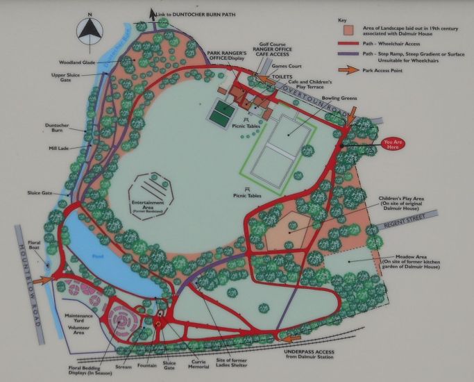 Map of Dalmuir Park