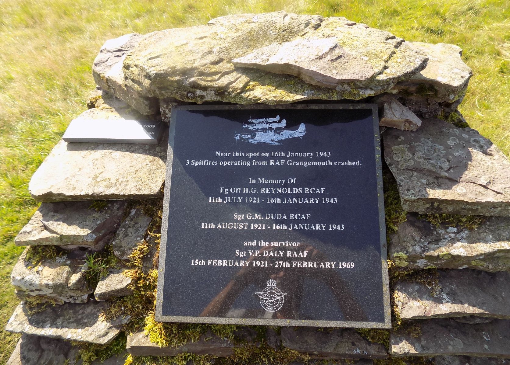 Spitfire Memorial on King's Seat Hill