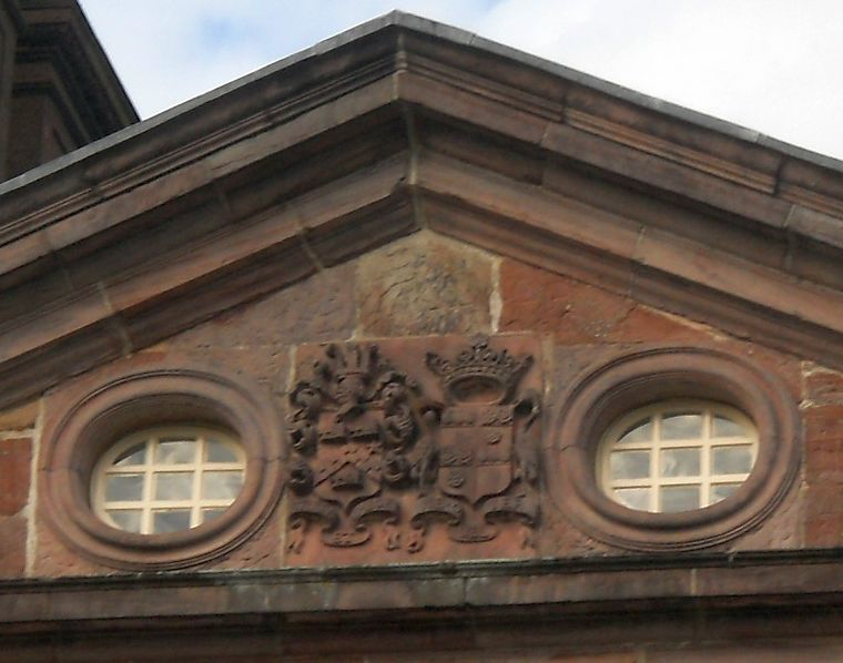 Coat of Arms on Strathleven House