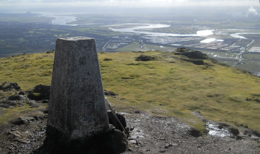 River Forth from trig point on Dumyat