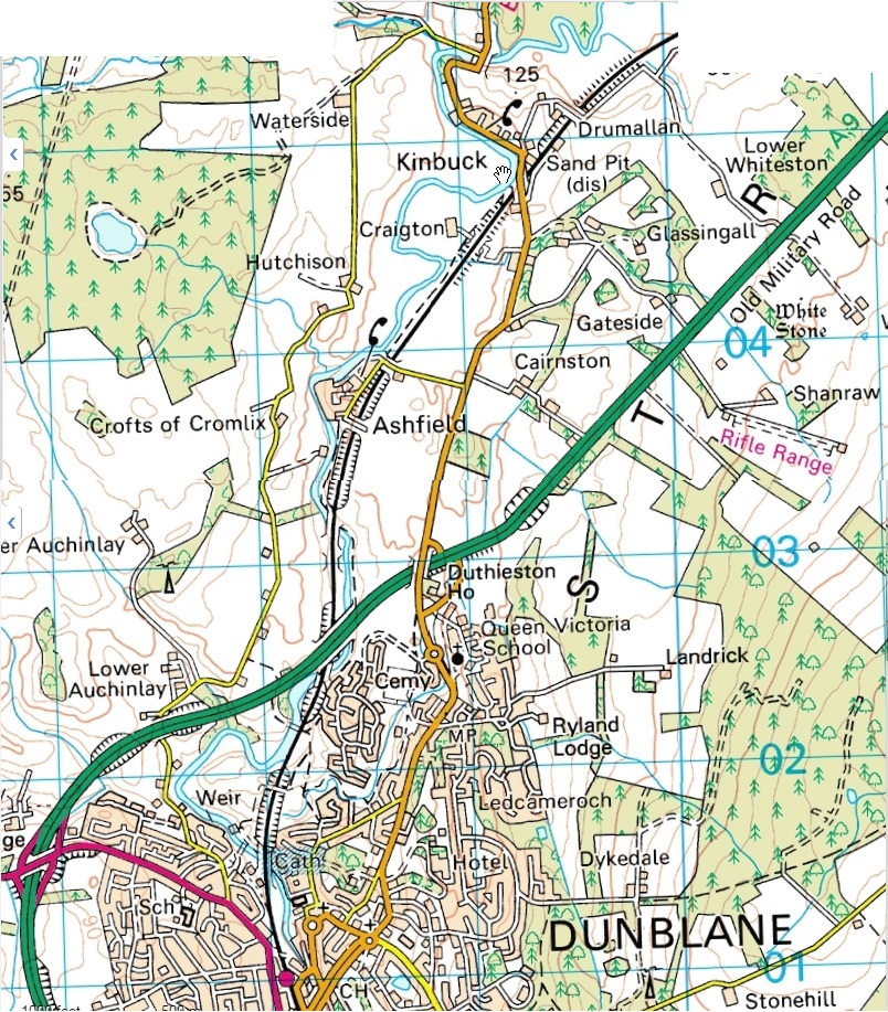 Map of Dunblane Circuit