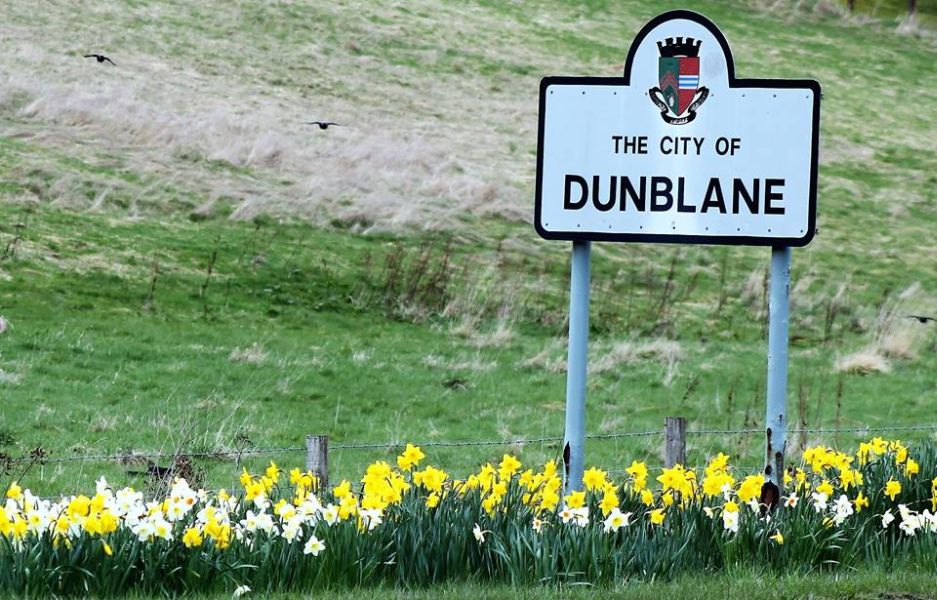 Road Sign at Dunblane