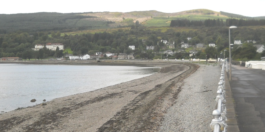 Victoria Parade on the West Bay in Dunoon
