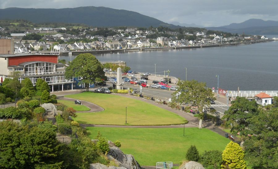 Dunoon from Castle Hill