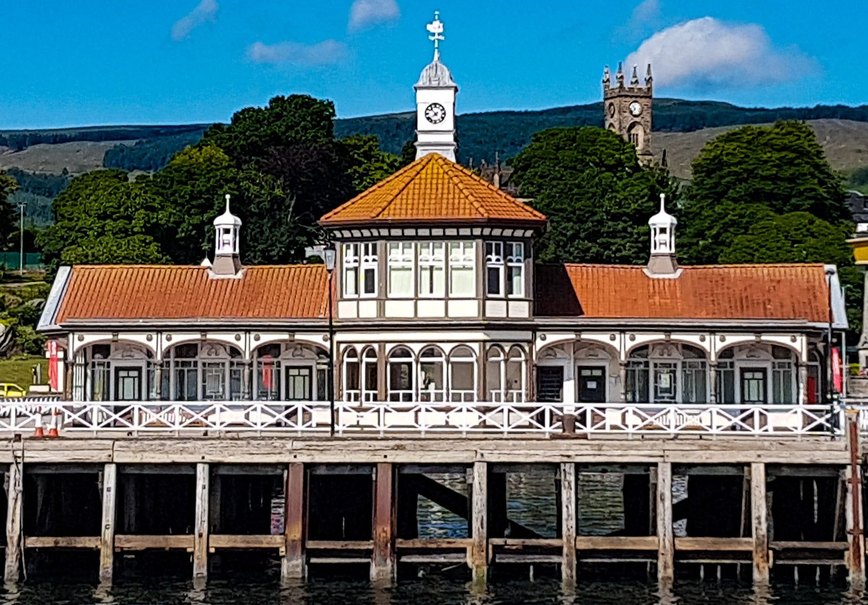 The old Victorian pier at Dunoon