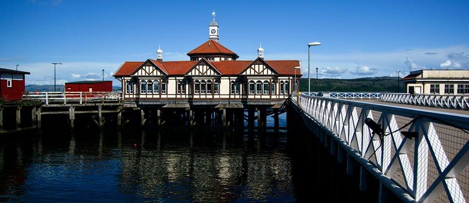 The old Victorian pier at Dunoon