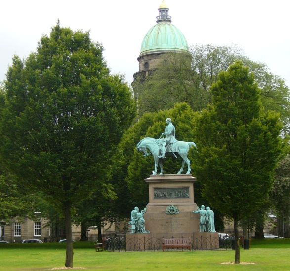 Albert Memorial in Charlotte Square in the City Centre of Edinburgh City Centre