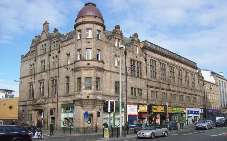 Earl Grey Street in the City Centre of Edinburgh City Centre