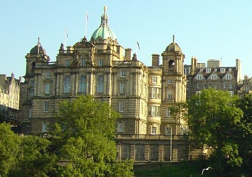 Buildings on the Mound in the City Centre of Edinburgh City Centre