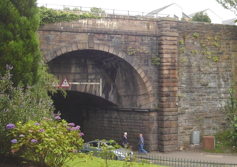 Aqueduct of the Forth and Clyde Canal across Maryhill Road in Glasgow