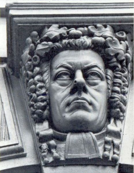 "Legal Head" on the Procurators Library in Glasgow