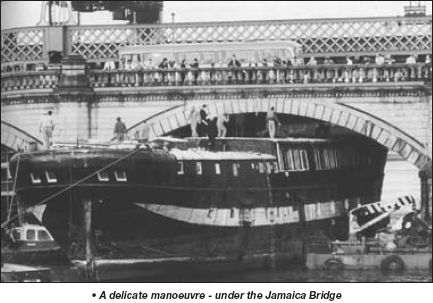 Carrick under Jamaica Bridge