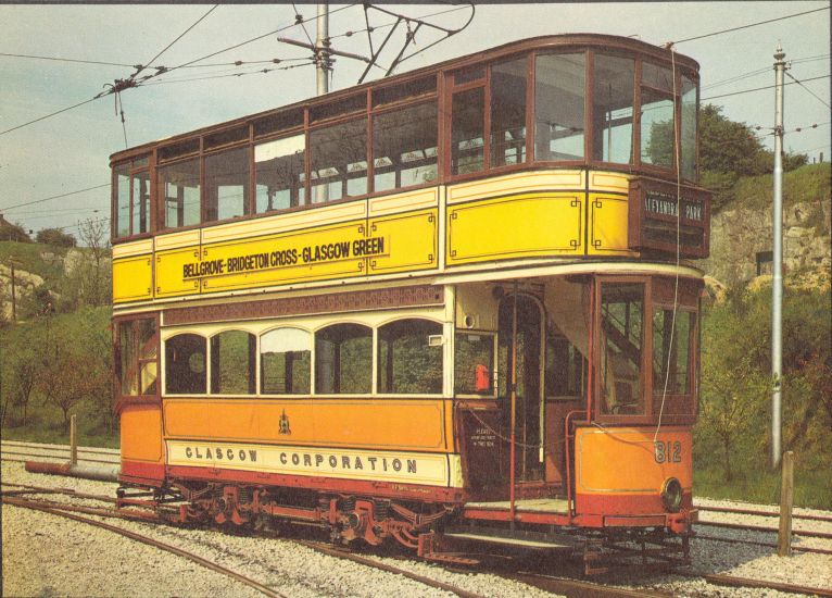 Glasgow Corporation tramcar