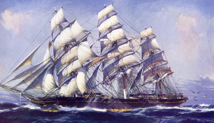 Cutty Sark - sister ship of the Carrick