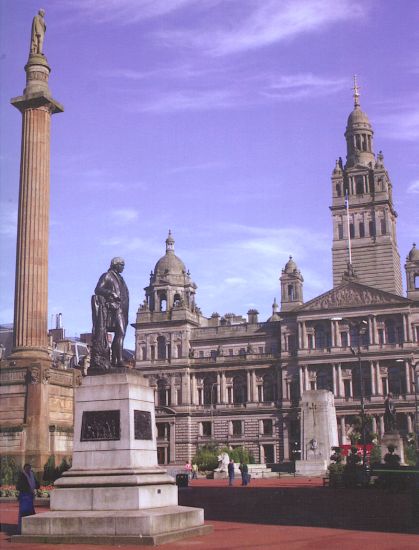 George Square in Glasgow city centre