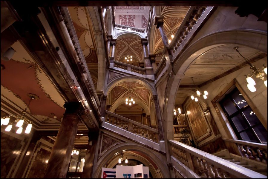 Interior of City Chambers in Glasgow city centre