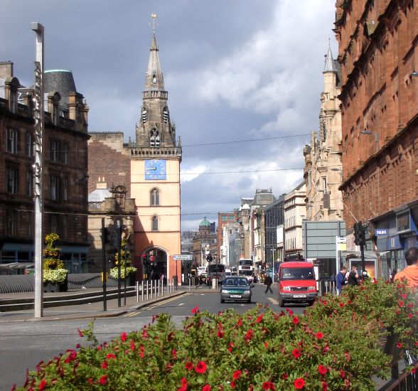 Trongate Steeple in Glasgow