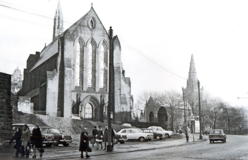 Barony Church in 1973, Townhead, Glasgow