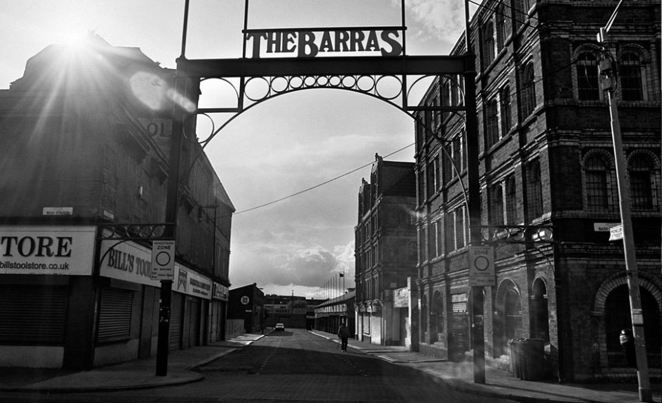 Entrance Archway to "The Barras " ( Barrowland ) in Glasgow