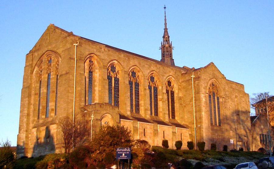 St John's Renfield Church in Beaconsfield Road in Kelvindale off Great Western Road in the West End of Glasgow