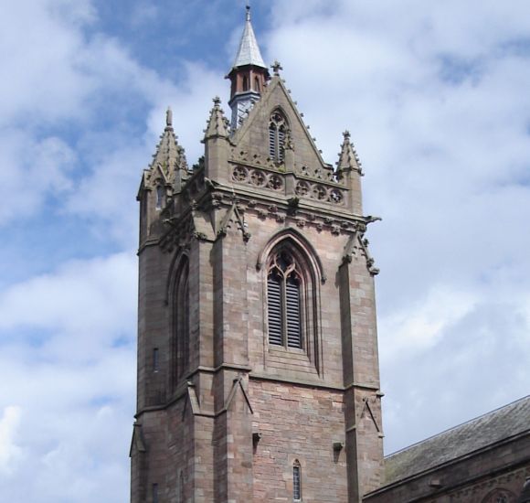 Tower of St. Colombo Parish Church in Kilmacolm