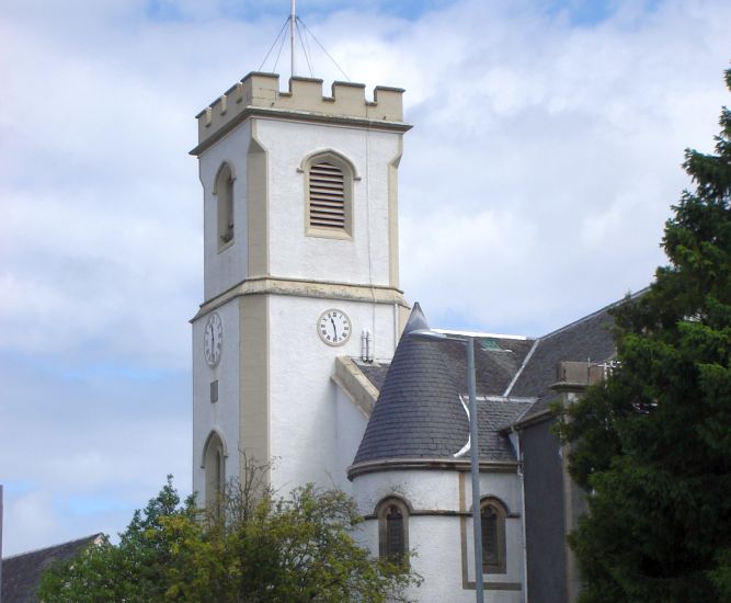 The Clock Tower of the Old Kirk in Kilmacolm