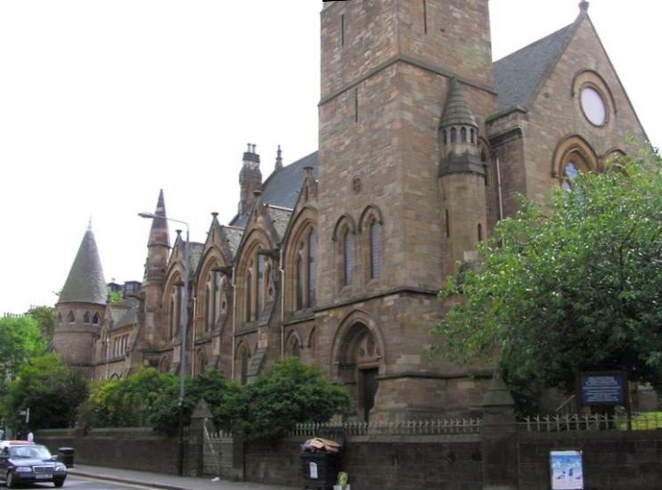 St Jude's Church in Woodlands Road, Glasgow, Scotland
