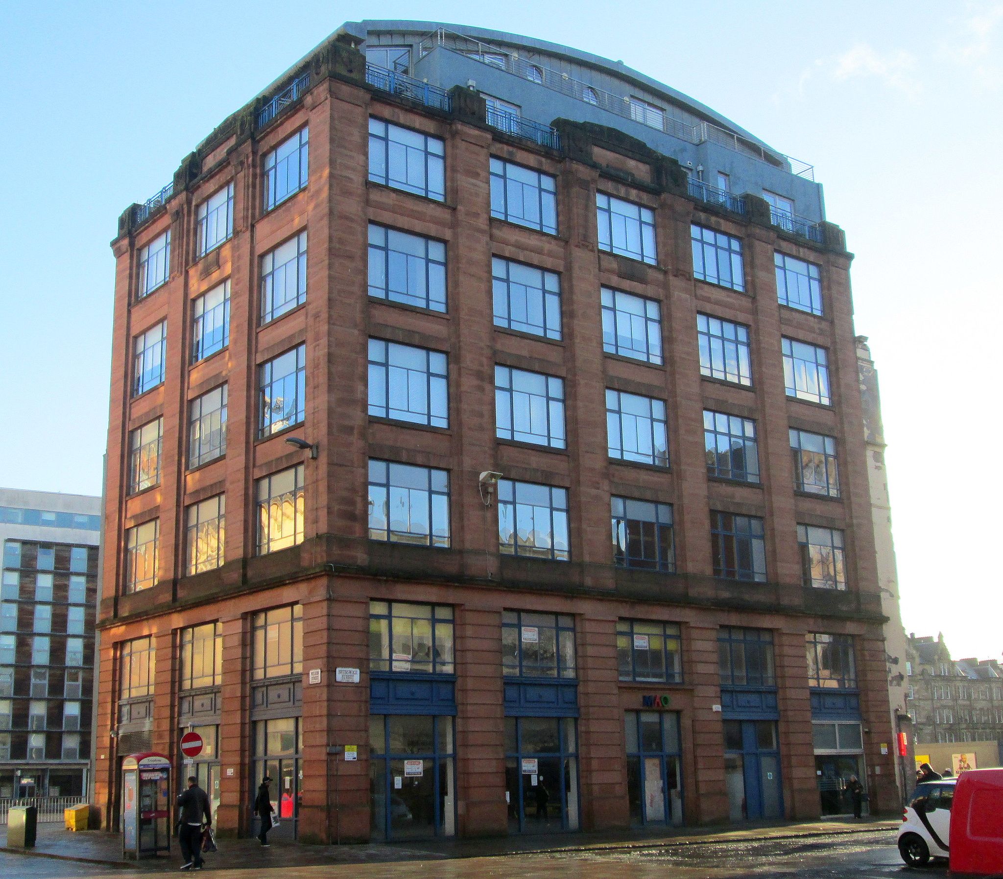 Art Deco building in the Merchant City area of Glasgow