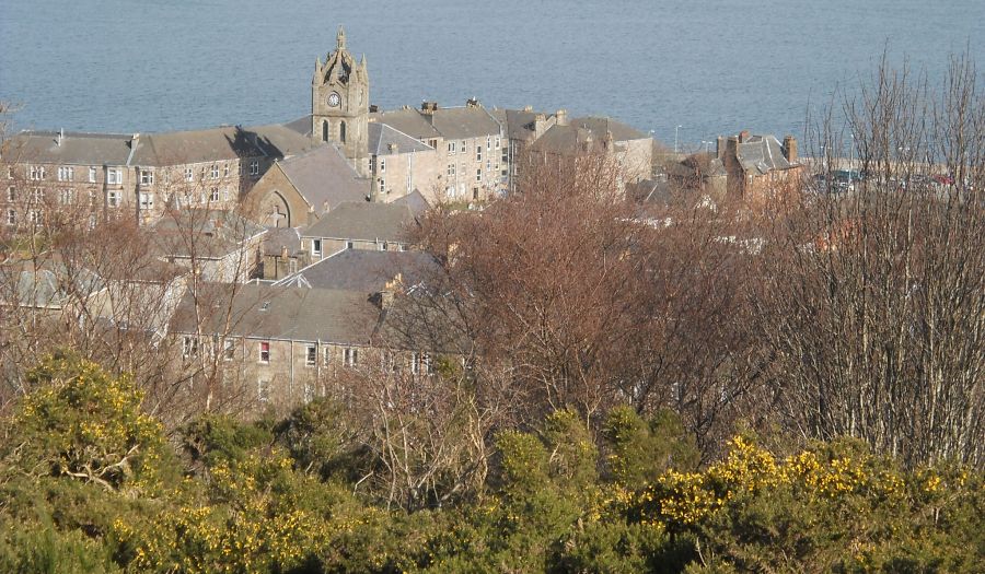 St. John's Church in Gourock from Tower Hill