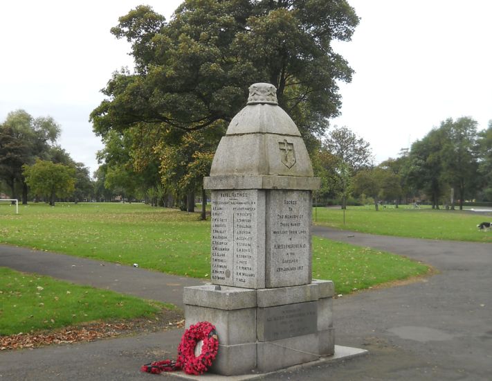 Submariner Memorial in Elder Park in Govan, Glasgow