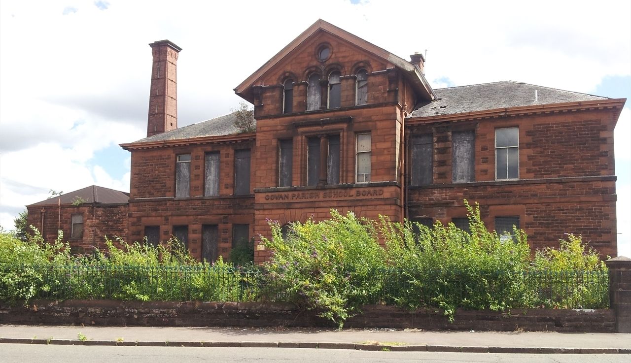 Broomloan Road School  -  b1894 - A Category "B" listed Building