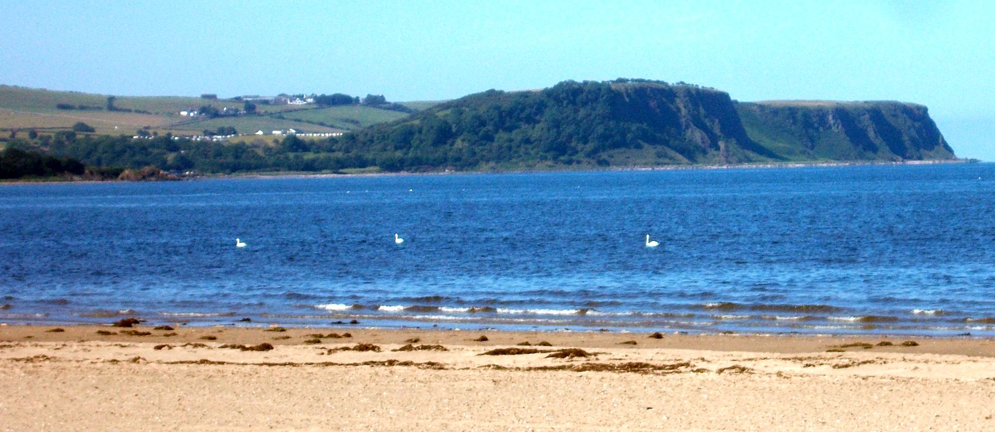 "Heads of Ayr" from the seafront at Ayr