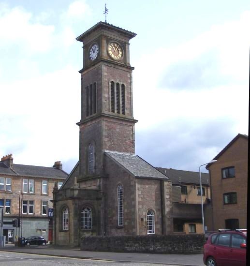 Clock Tower at Helensburgh on the Firth of Clyde