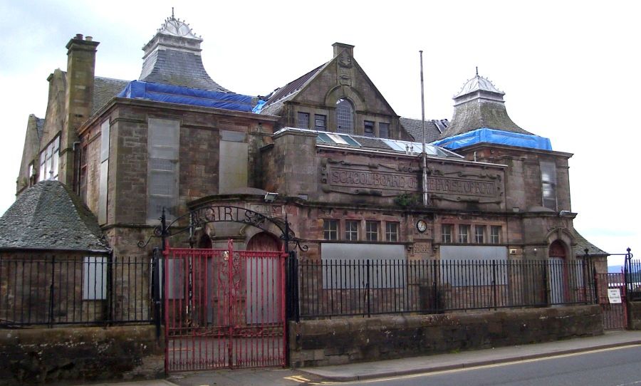 Old Row School Building in Helensburgh on the Firth of Clyde