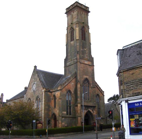 St.Columba's Church Tower in Helensburgh on the Firth of Clyde